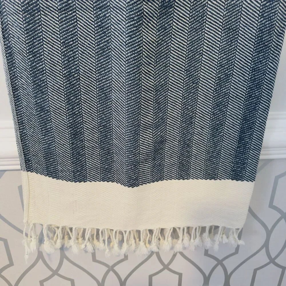 Smyrna Turkish Cotton Beach Blanket Towel Throw Versatile Oversized Shawl 66x33